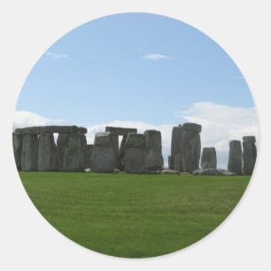 Sticker Rond Photographie de paysage de Stonehenge Angleterre