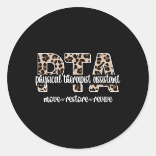Sticker Rond Phytothérapeute Assistant Pta Phytothérapie