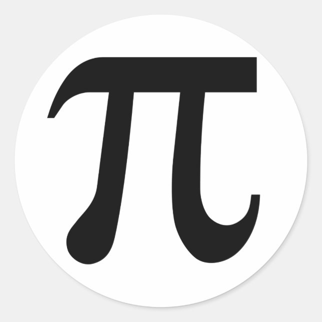 Sticker Rond Pi (Devant)