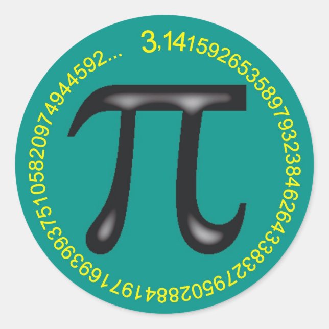 STICKER ROND PI (Devant)