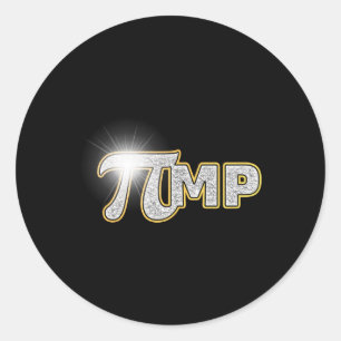Sticker Rond Pi Day Shirt Pi Mp Pimp Funny Pun Math