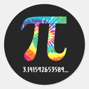 Sticker Rond Pi Day Teint Tee T Shirt Pour Maître Physique Te