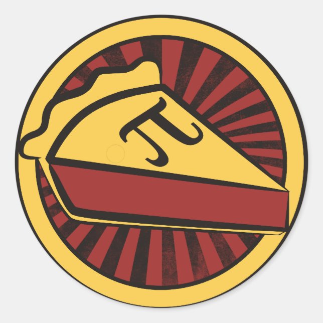 Sticker Rond Pi Jour (Devant)