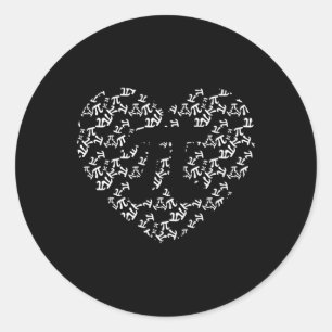 Sticker Rond Pi Math Enseignant Pi Coeur Forme Pi Jour