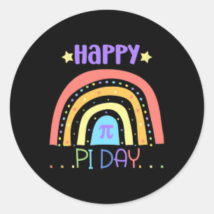 Sticker Rond Pi Math Enseignants Étudiants Funny International