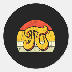 Sticker Rond Pi Math Science Stem Cadeau 3.14 Pi Jour Vintage R
