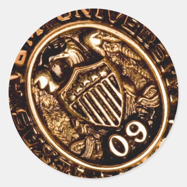 STICKER ROND PIC AGGIE RING (Devant)