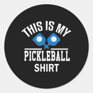 Sticker Rond Pickleball - Dinker Badminton Tennis Pickleball Gi