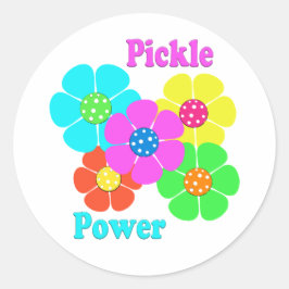 Sticker Rond Pickleball Pickleball