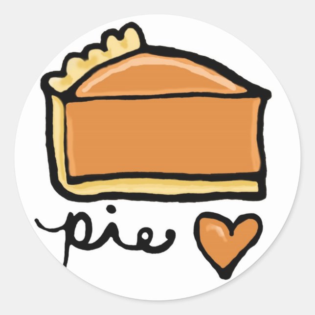 Sticker Rond Pie Love ! (Devant)