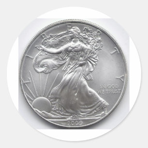 Sticker Rond Pièce de monnaie