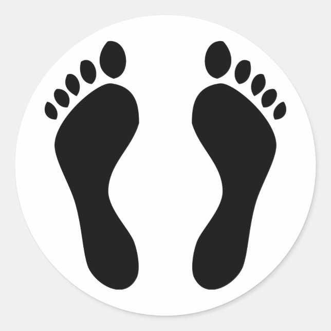 Sticker Rond pieds (Devant)