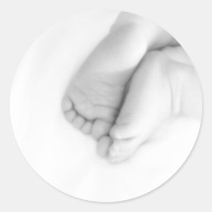 Sticker Rond Pieds bébé