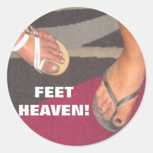 STICKER ROND PIEDS DE CIEL !