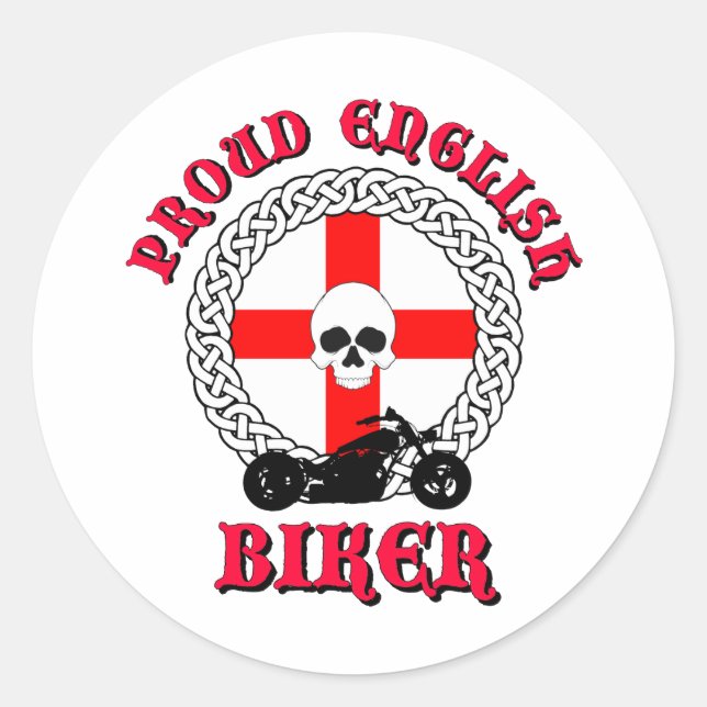 Sticker Rond Pier Vélo Anglais (Devant)