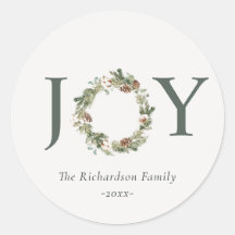 Pin de coton rustique Joie Merriest Christmas Wrea