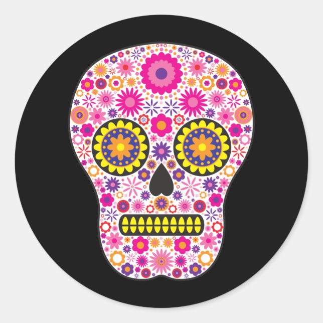 Sticker Rond Pink Sugar (Devant)