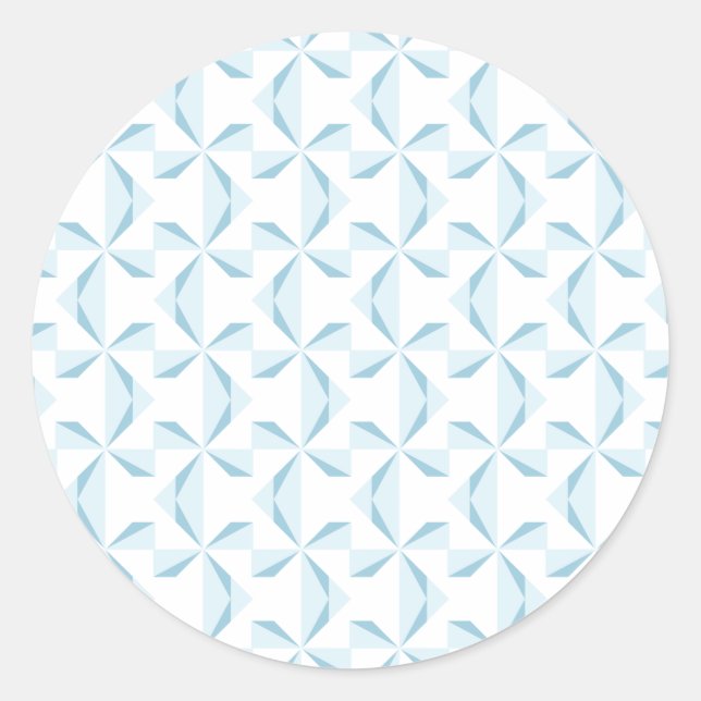 Sticker Rond Pinroues bleues Sky (Devant)