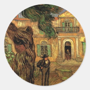 Sticker Rond Pins à Saint-Paul par Vincent van Gogh