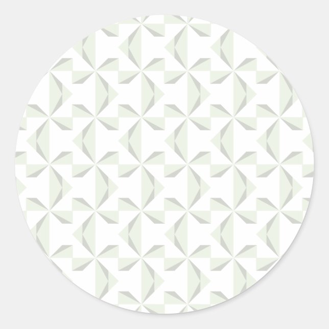 Sticker Rond Pinwheels de Silver (Devant)