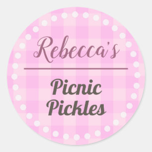 Sticker Rond Pique-nique