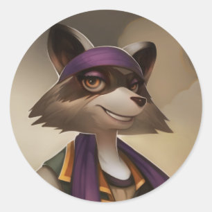 Sticker Rond Pirate101 Morgan LaFitte