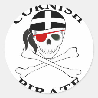 Sticker Rond Pirate de Cornouailles 1