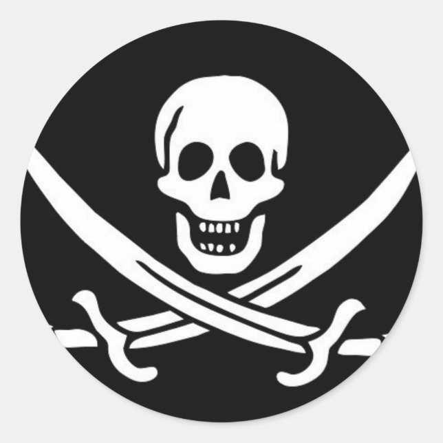 STICKER ROND PIRATES (Devant)