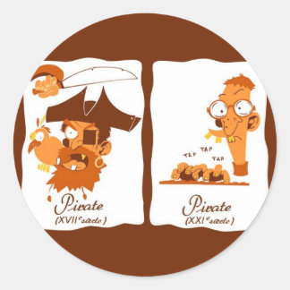 Sticker Rond Pirates
