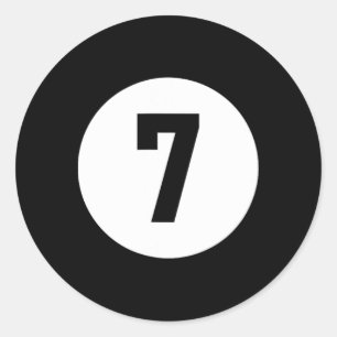 Sticker Rond Piscine Ll 7 Matching Billiards Cadeau Easy Hallow