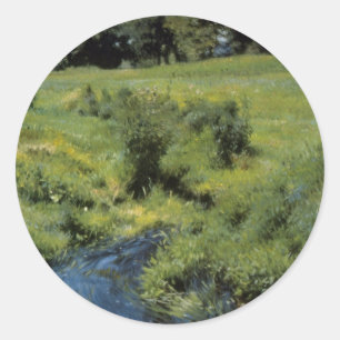 Sticker Rond Piscine Medfield par Dennis Miller Bunker, Art Vin