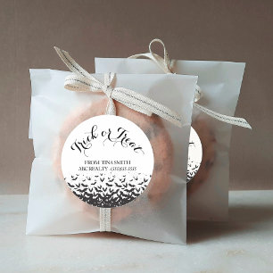 Sticker Rond Piste client ou traitement Halloween