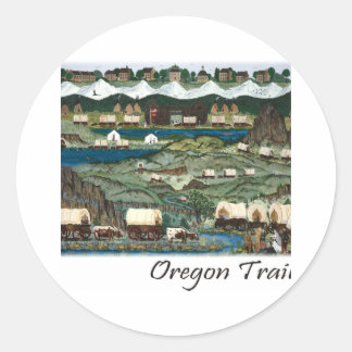 Sticker Rond Piste de l'Oregon