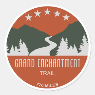 Sticker Rond Piste Grand Enchantment