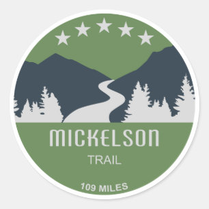 Sticker Rond Piste Mickelson