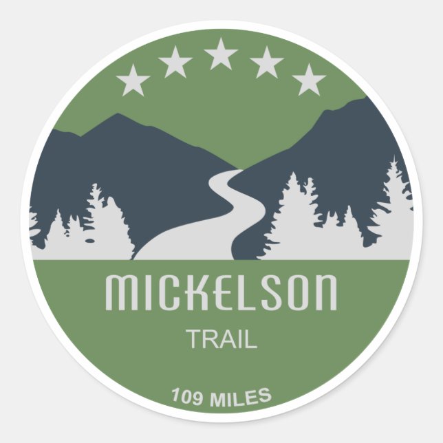 Sticker Rond Piste Mickelson (Devant)