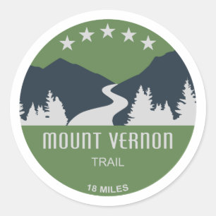 Sticker Rond Piste Mount Vernon