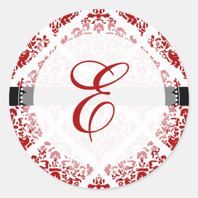 Sticker Rond PixDezine stella damask+do-it-yourself couleur+pol (Devant)
