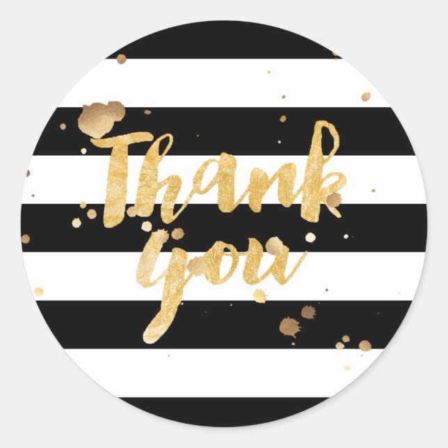 Sticker Rond PixDezine stripes/merci/do-it-yourself arrière - p (Devant)