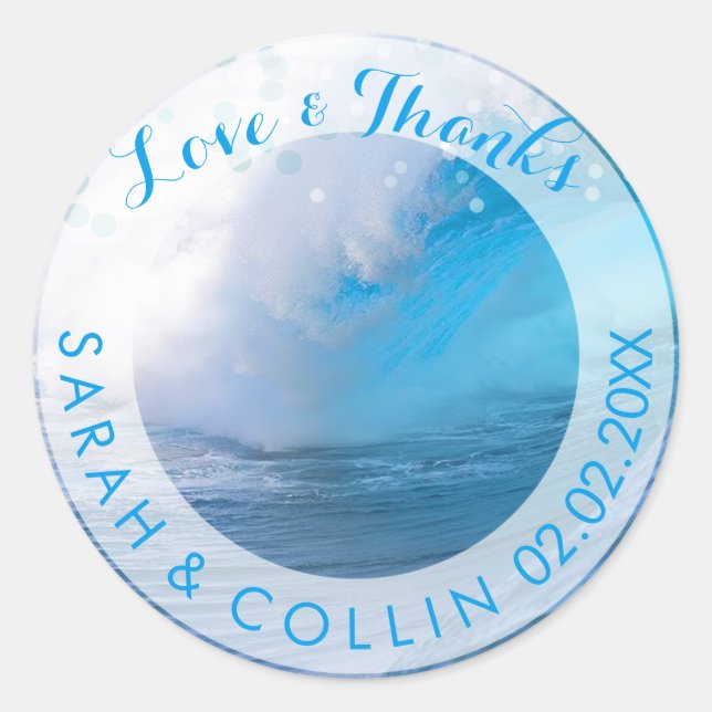 Sticker Rond PixDezines arrachées ondulations/polices do-it-you (Devant)