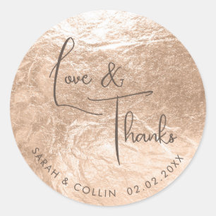 Sticker Rond PixDezines fausse feuille/champagne/merci/do-it-yo