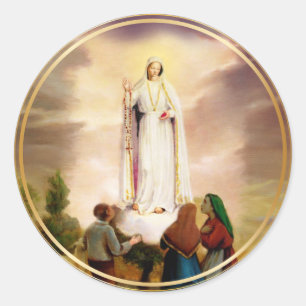 Sticker Rond PixDezines Notre Dame de Fatima