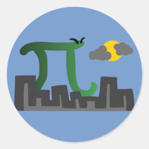 Sticker Rond Pizilla