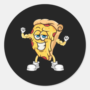 Sticker Rond Pizza de musculation Disque Fitness Entraînement G
