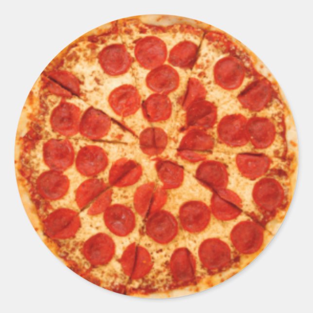 Sticker Rond Pizza Pie (Devant)