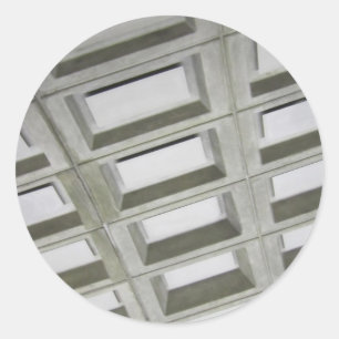Sticker Rond plafond de carreaux motifs