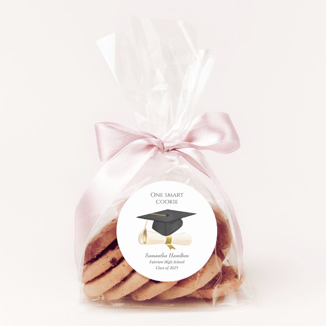 Sticker Rond Plafond de diplôme personnalisé (Créateur téléchargé)