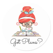 Plan Planificateur Fille Redhead