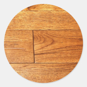 Sticker Rond Plancher en bois dur