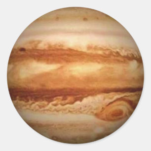 Sticker Rond PLANET JUPITER v.3 (système solaire) ~